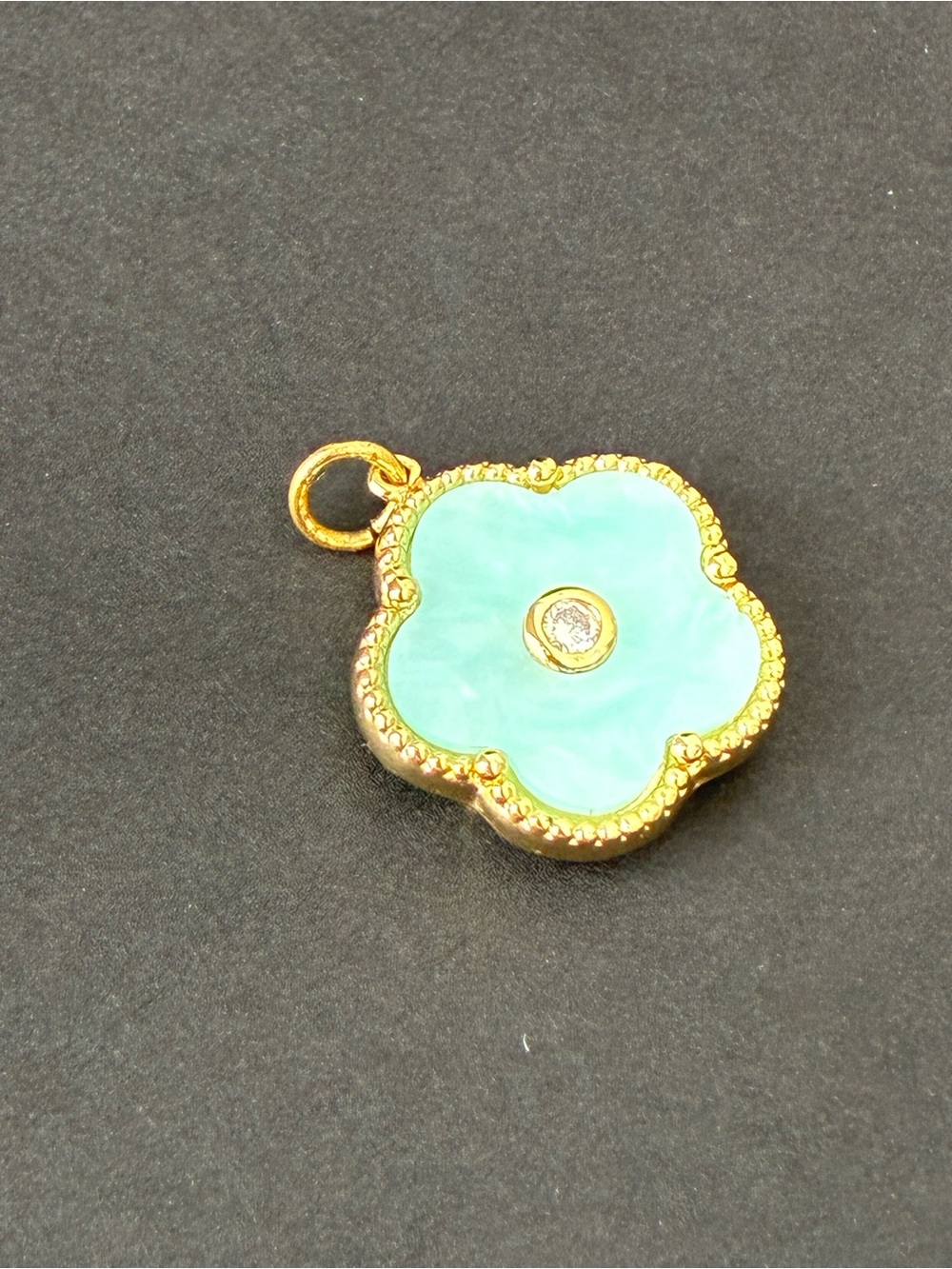 Gold-Tone Clover Pendant